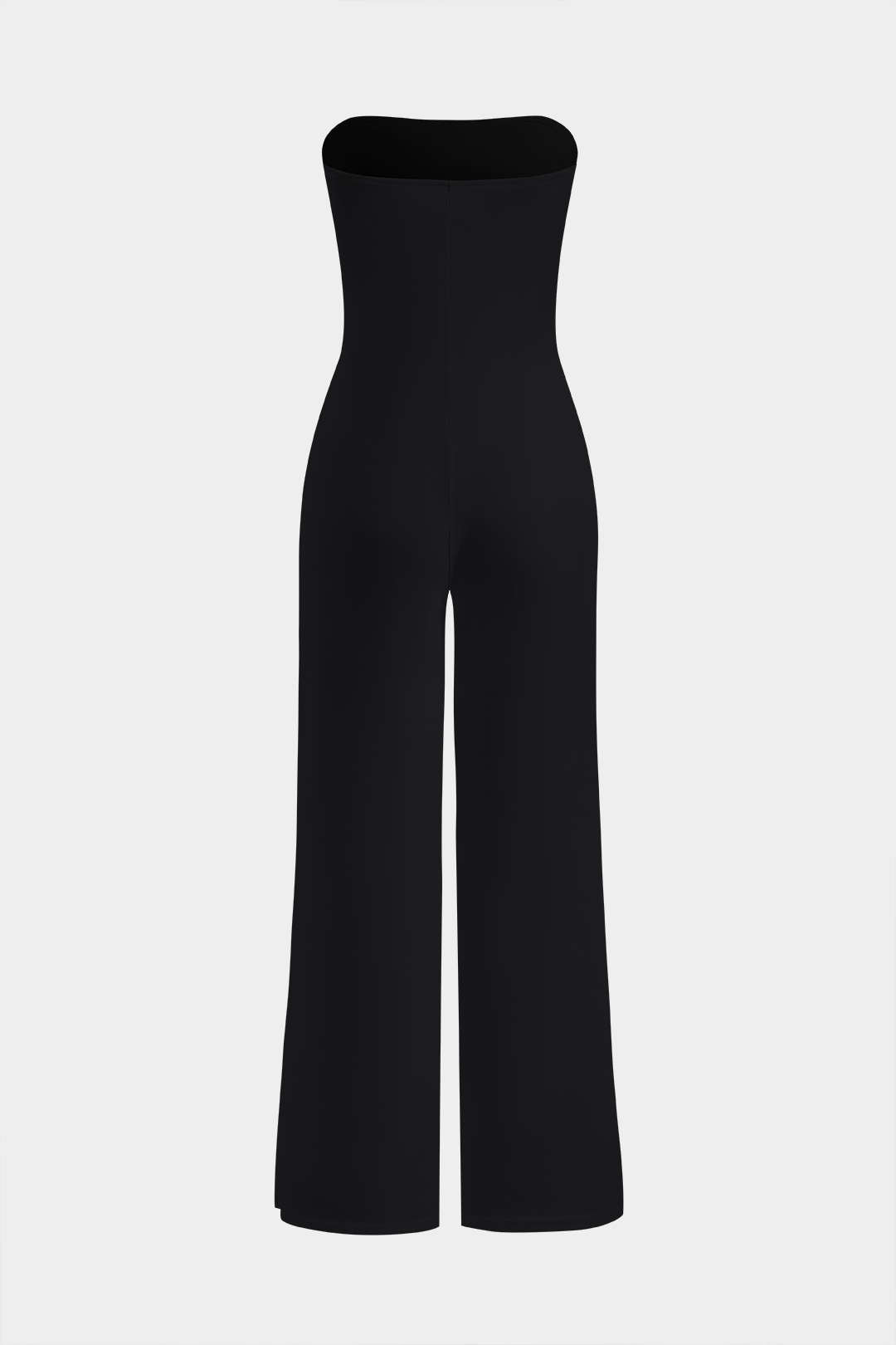 Elegante mouwloze jumpsuit met hoge taille en flatterende pasvorm