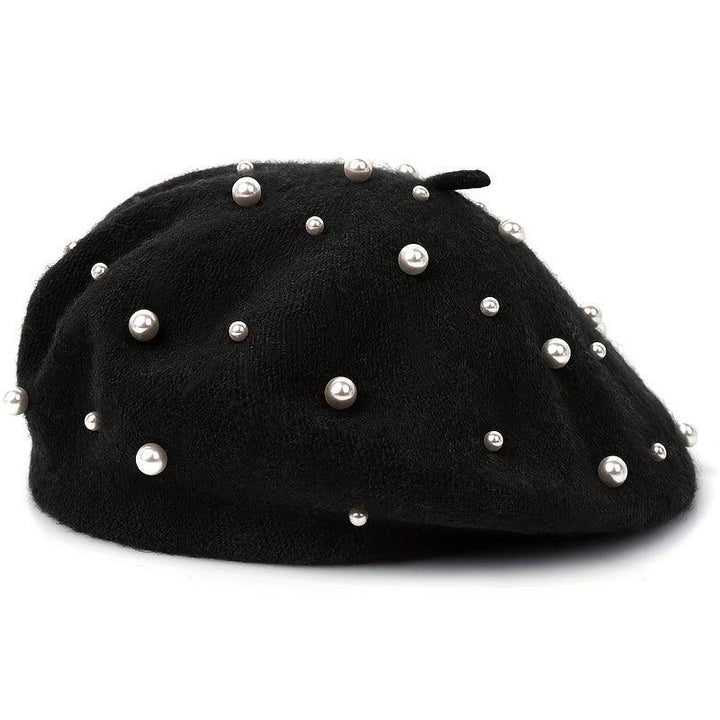 Baret dames met parels | Elegante winter baret voor herfst & dagelijks gebruik