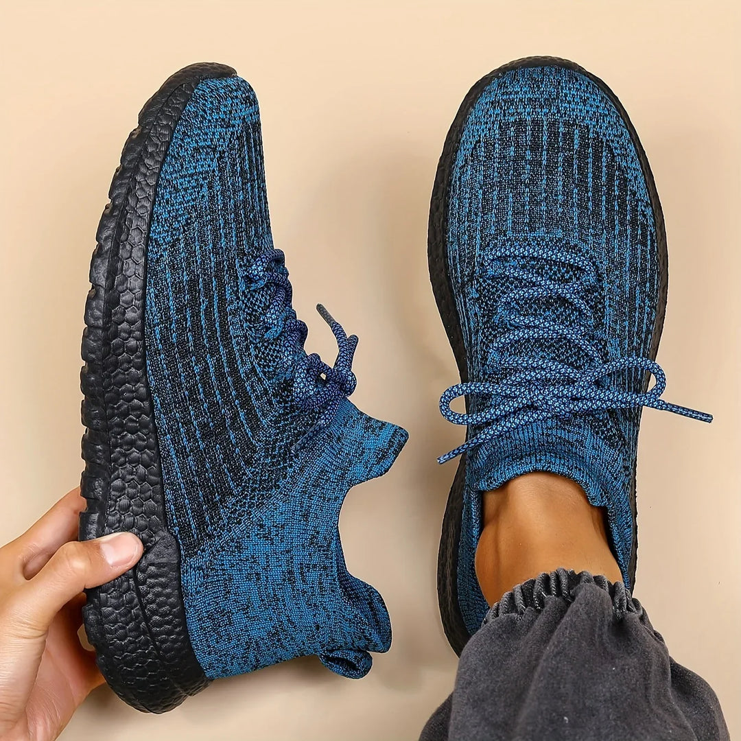 Unisex sneakers zwart | Lichtgewicht sportschoenen