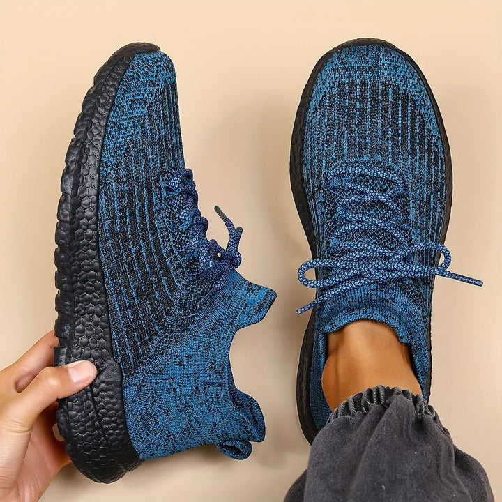 Unisex sneakers zwart | Lichtgewicht sportschoenen