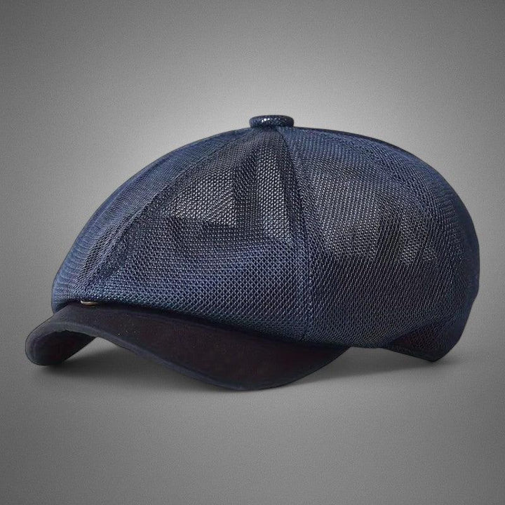 BreezeBoy | Ademend mesh newsboy pet voor heren