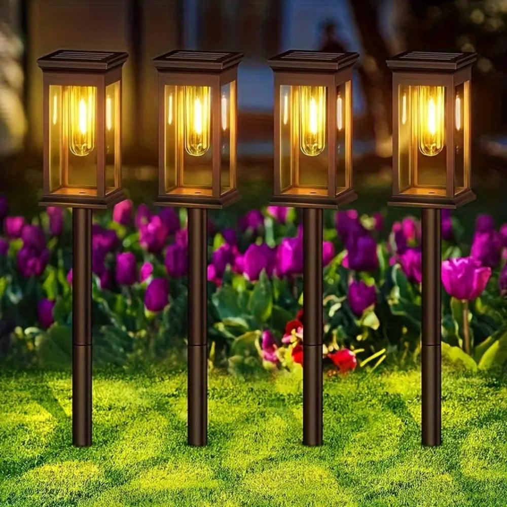 Elegante Zonne-energie Tuinpadverlichting | 1+1 gratis - Storebay.nl