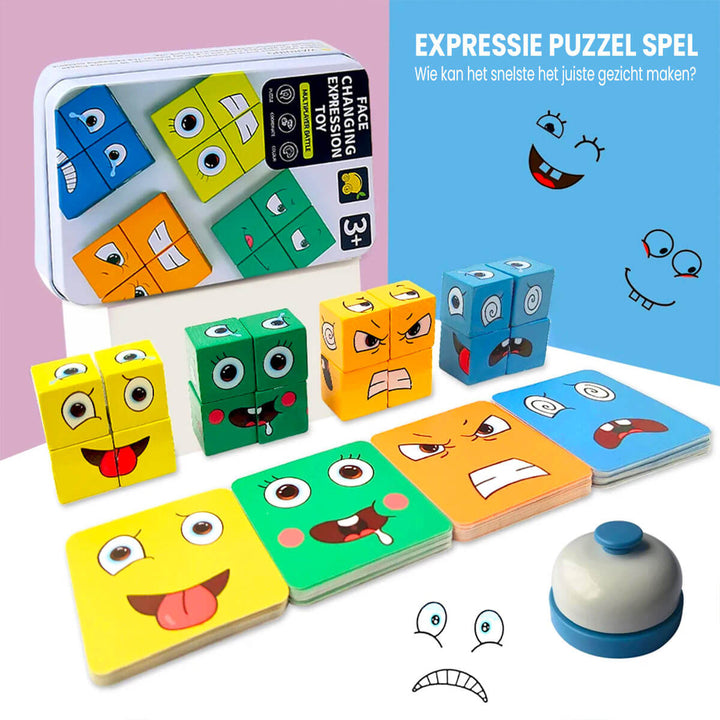 Expressie Puzzel Spel | Leuk voor jong en oud