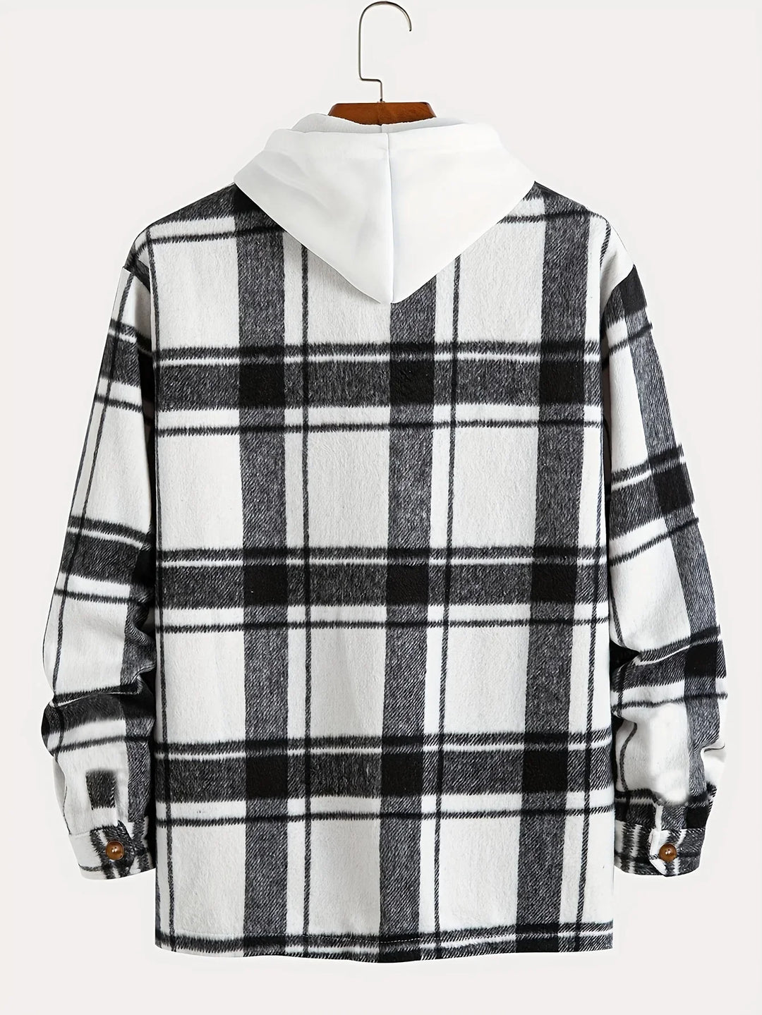 Heren overshirt | Geruit casual jas in flanel stijl