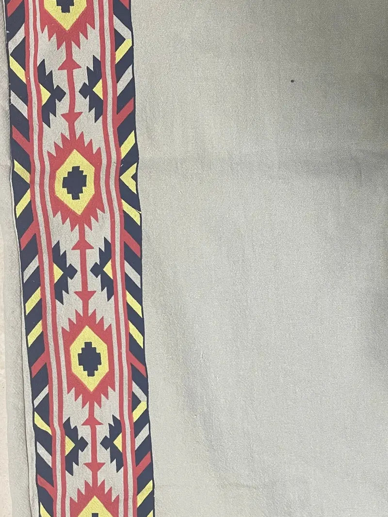Boho Chill Pants | Heren broek met etnische print, elastische taille & rechte pijpen
