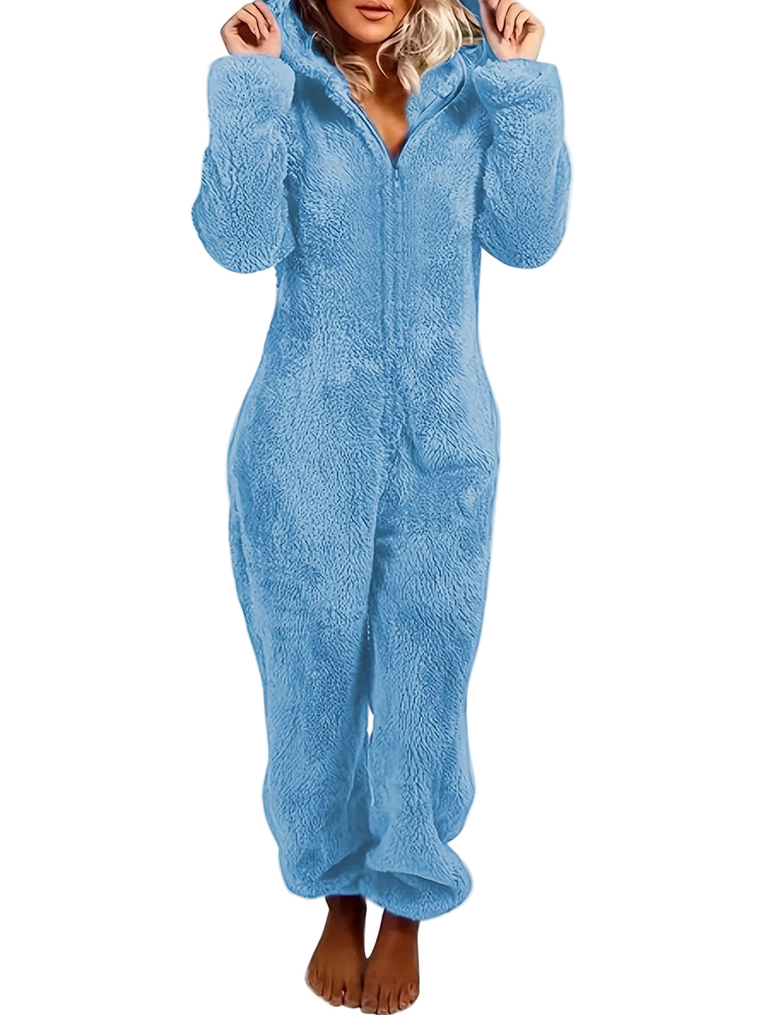 Dames Onesie | Warme Fleece Pyjama Jumpsuit