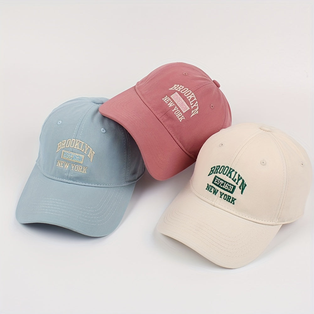 Brooklyn Cap | Verstelbare heren baseballpet katoen casual