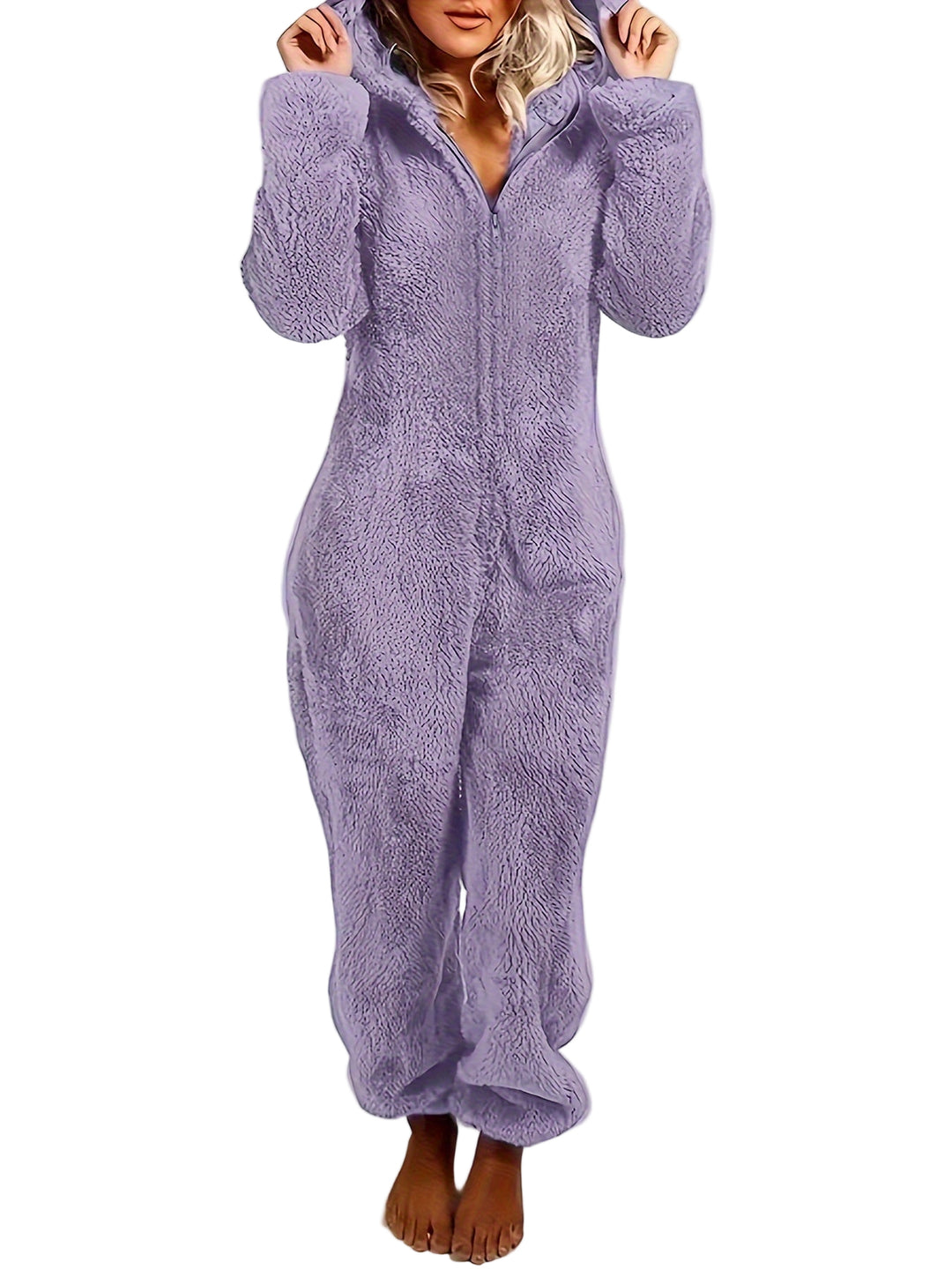 Dames Onesie | Warme Fleece Pyjama Jumpsuit