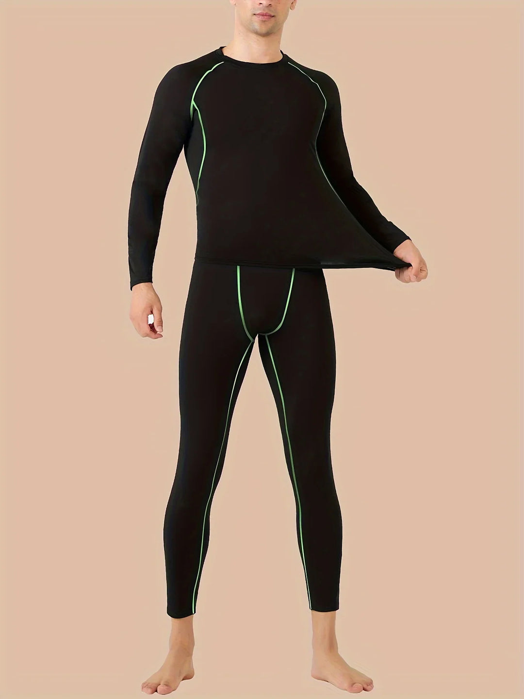 Thermo ondergoed heren set | Warm sport ondergoed voor winter