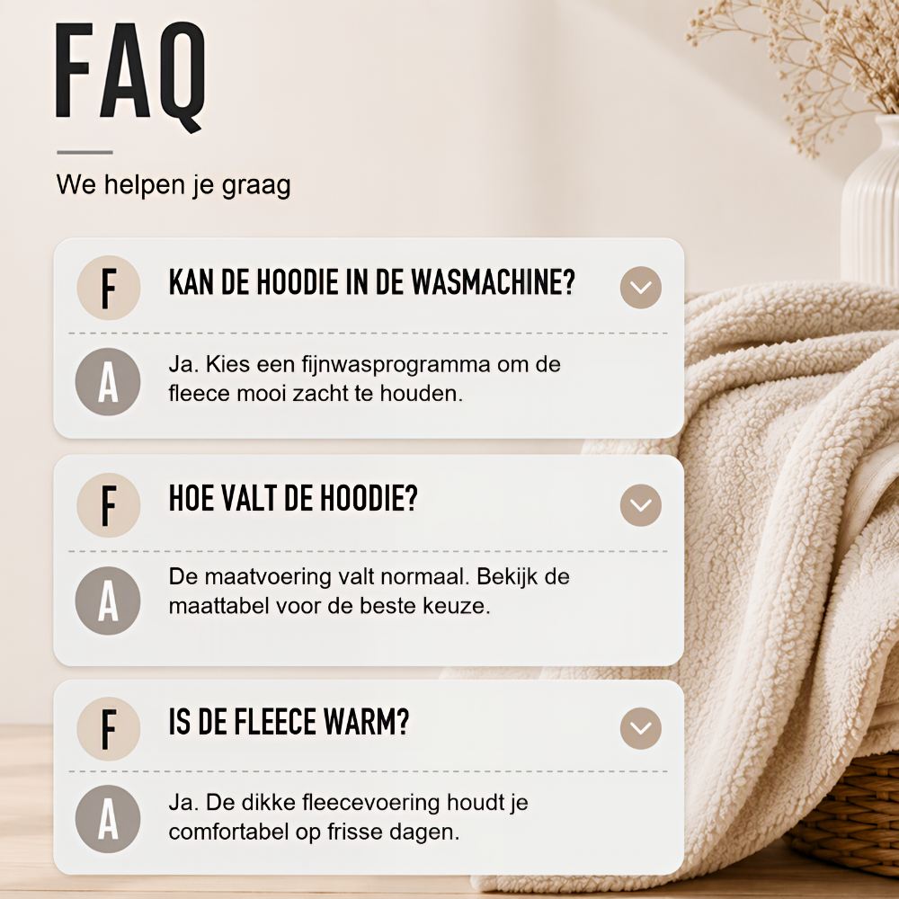 Hoodie dames | Lang oversized vest met rits en capuchon