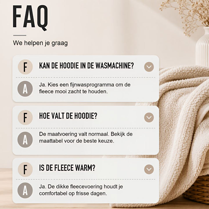 Hoodie dames | Lang oversized vest met rits en capuchon