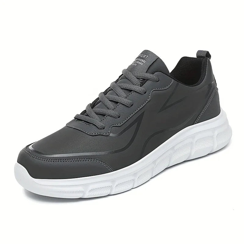 Heren sneakers zwart | Casual non slip sportschoenen
