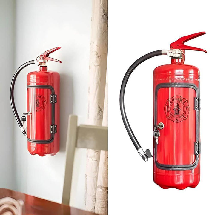 FireVault™ | Minibar in brandblusser ontwerp - Storebay.nl