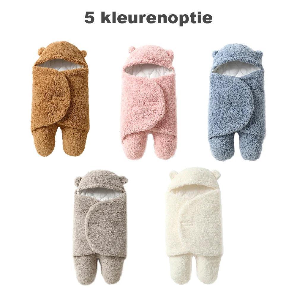 Fluffy Beren wikkeldeken | Warme en knusse baby slaapzak - Storebay.nl