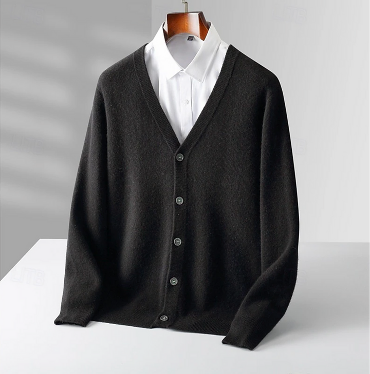 Liam | Gebreid vest met knoopsluiting voor heren