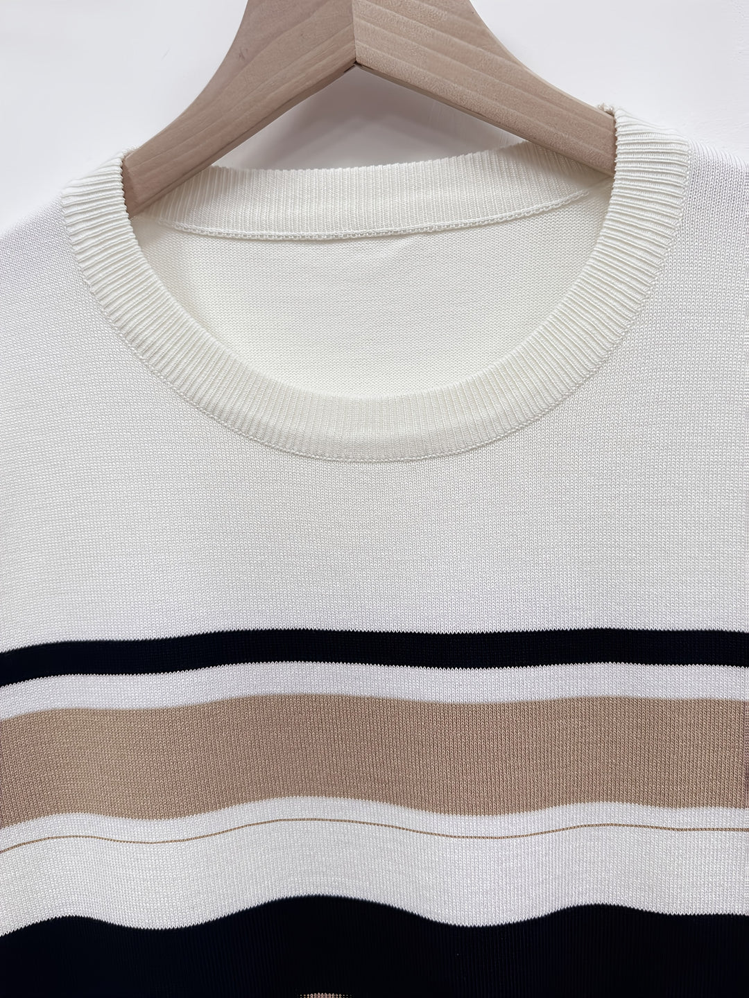 Dwayn | Heren gebreid shirt met strepen