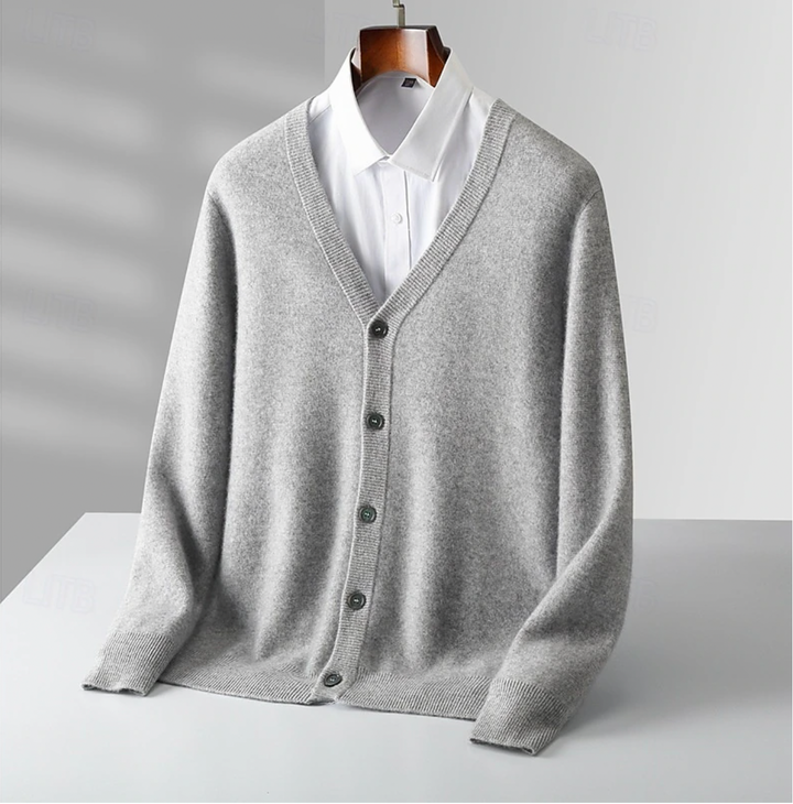 Liam | Gebreid vest met knoopsluiting voor heren