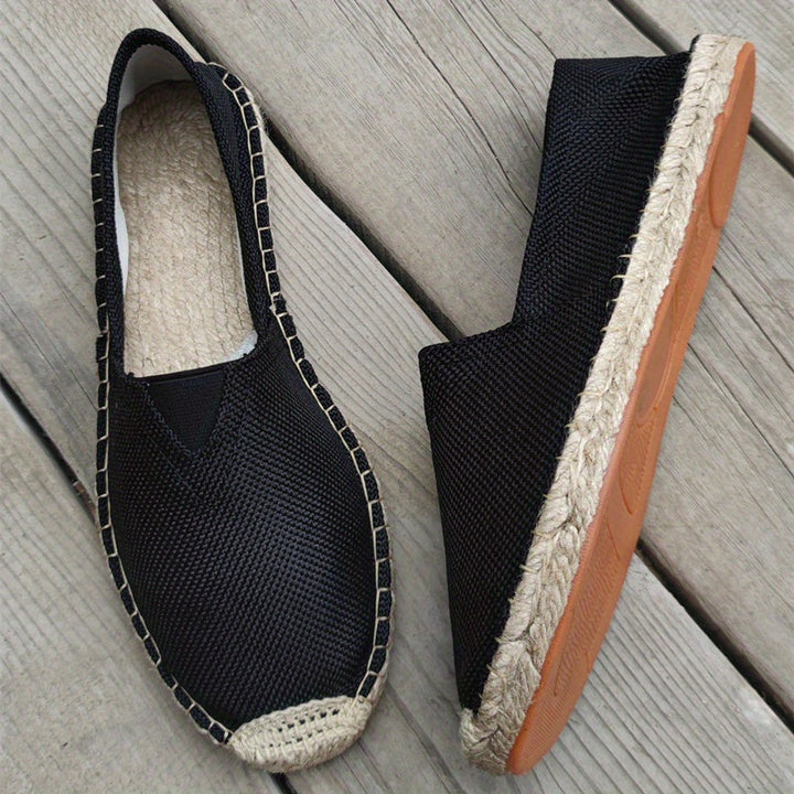 Espradilles Loafers | Heren canvas instapschoenen
