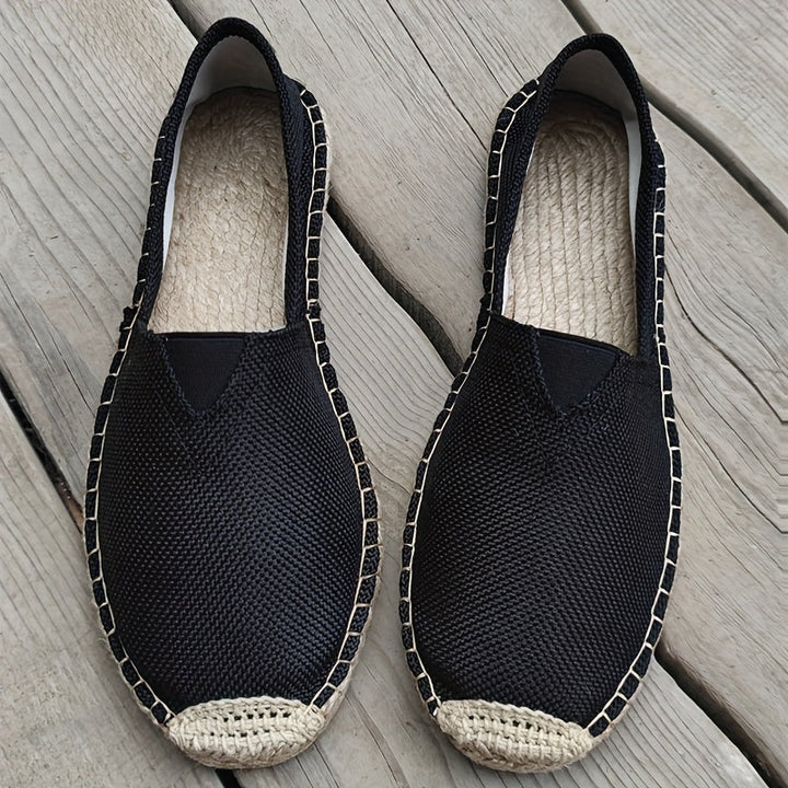 Espradilles Loafers | Heren canvas instapschoenen