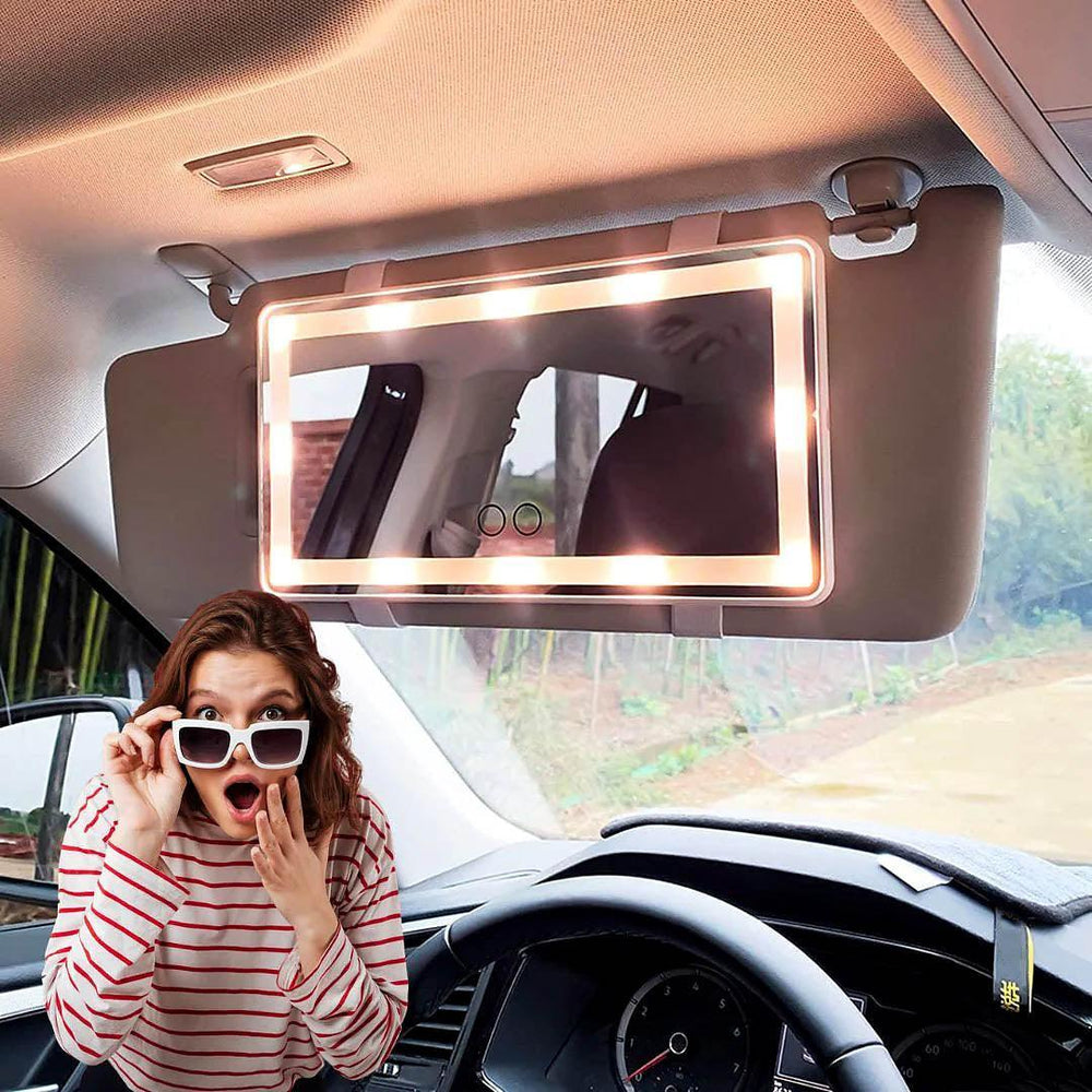 GlamourGo™ | Auto LED Make-up Spiegel - Storebay.nl