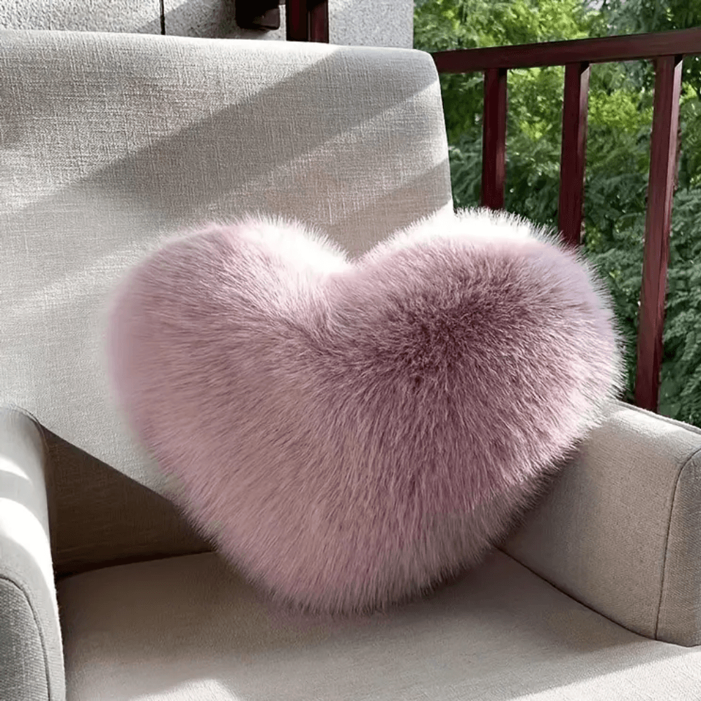 HeartLuxe | Zacht pluche hartvormig sierkussen - Storebay.nl HeartLuxe | Zacht pluche hartvormig sierkussen - Storebay.nl