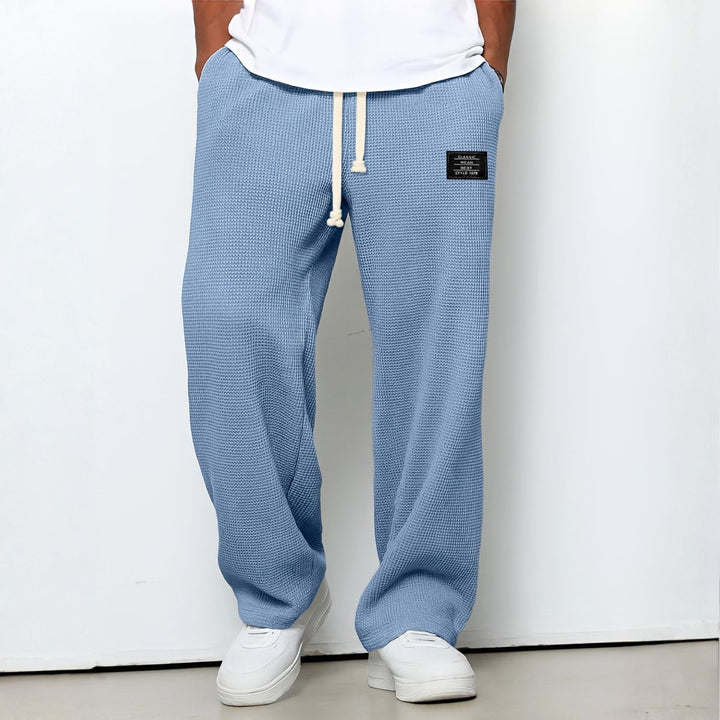 Comfortabele Herenbroek met Wijde Pasvorm en Verstelbare Tailleband