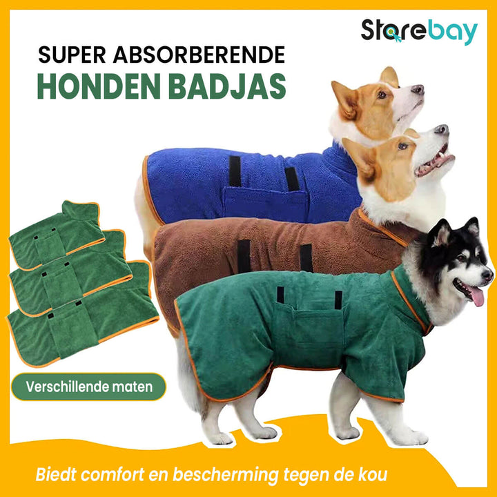 DogCuddleCoat™ | Badjas voor honden