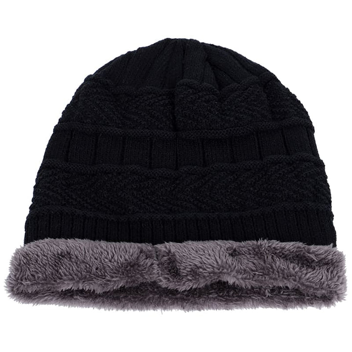 Gebreide Beanie | Unisex warme katoenen muts met warme binnenvoering