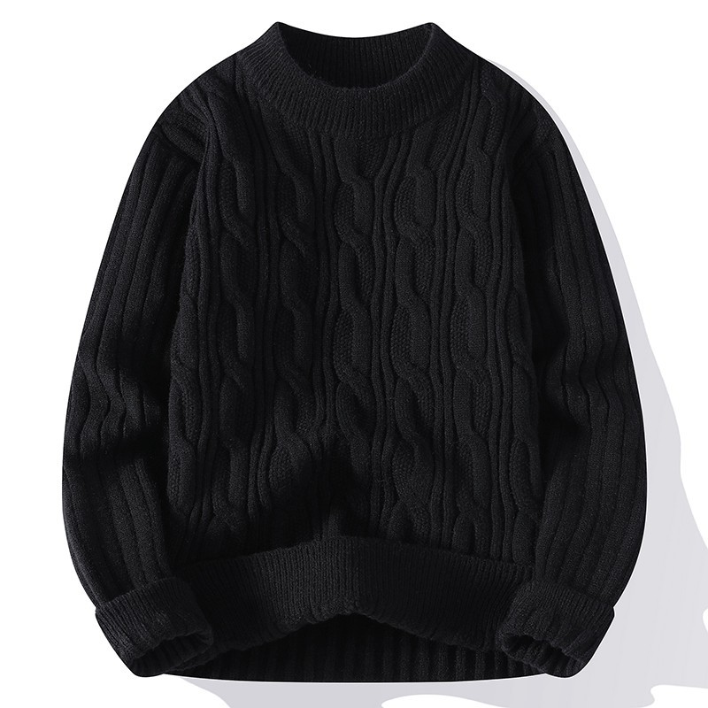 WaveKnit | Heren chunky trui met golvend ribpatroon