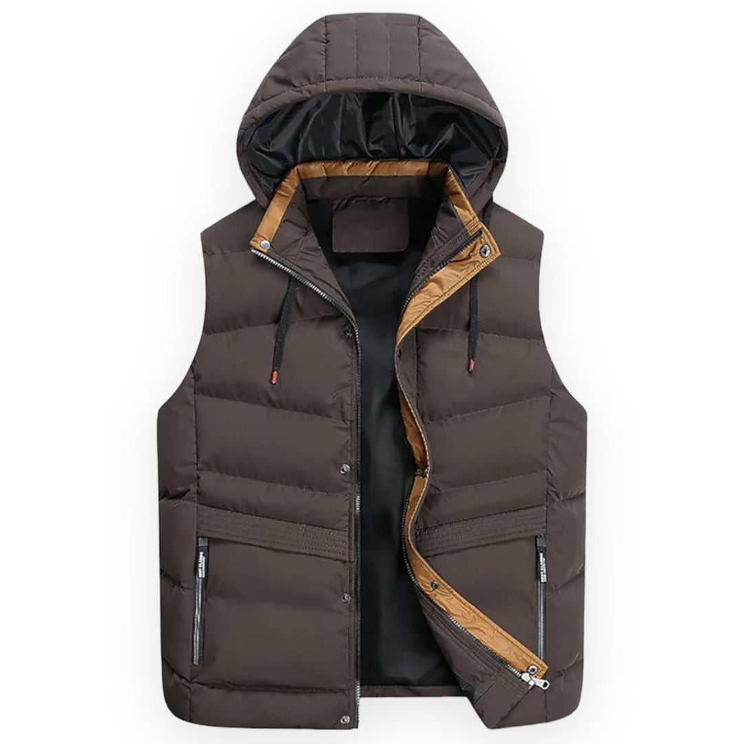 Lester | Puffervest met Capuchon – Warm, Licht & Stijlvol