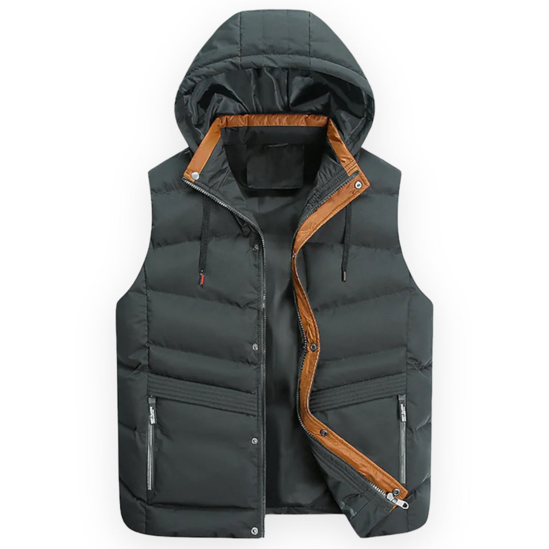 Lester | Puffervest met Capuchon – Warm, Licht & Stijlvol