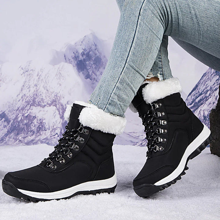 Dames snowboots | Warme waterdichte laars met fleece
