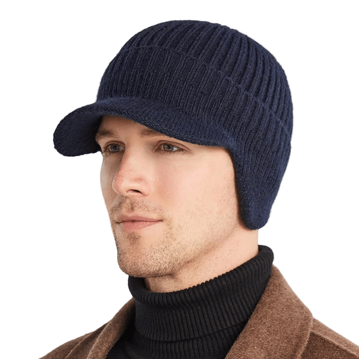 Rib Cap | Unisex gebreide muts met warme oorbescherming