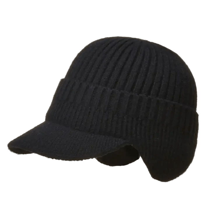 Rib Cap | Unisex gebreide muts met warme oorbescherming