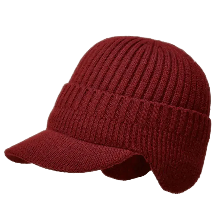 Rib Cap | Unisex gebreide muts met warme oorbescherming