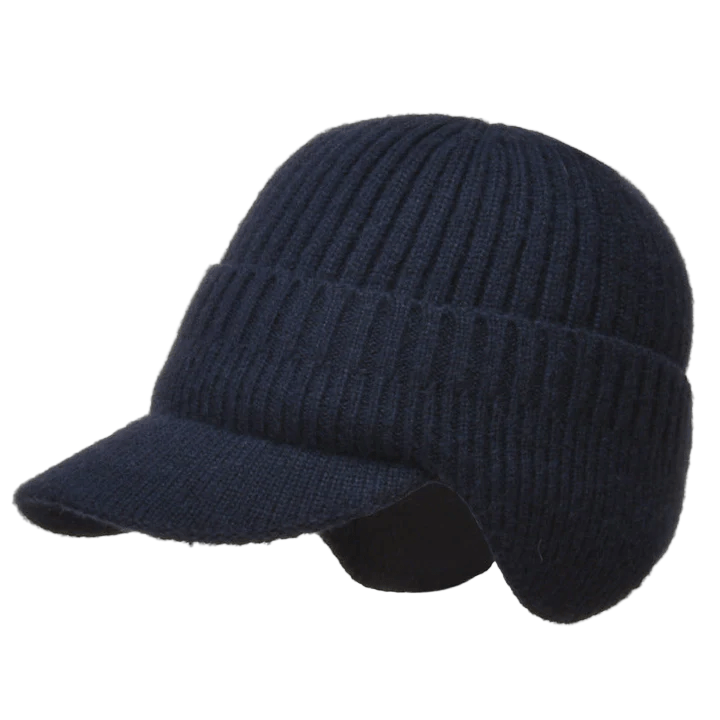 Rib Cap | Unisex gebreide muts met warme oorbescherming