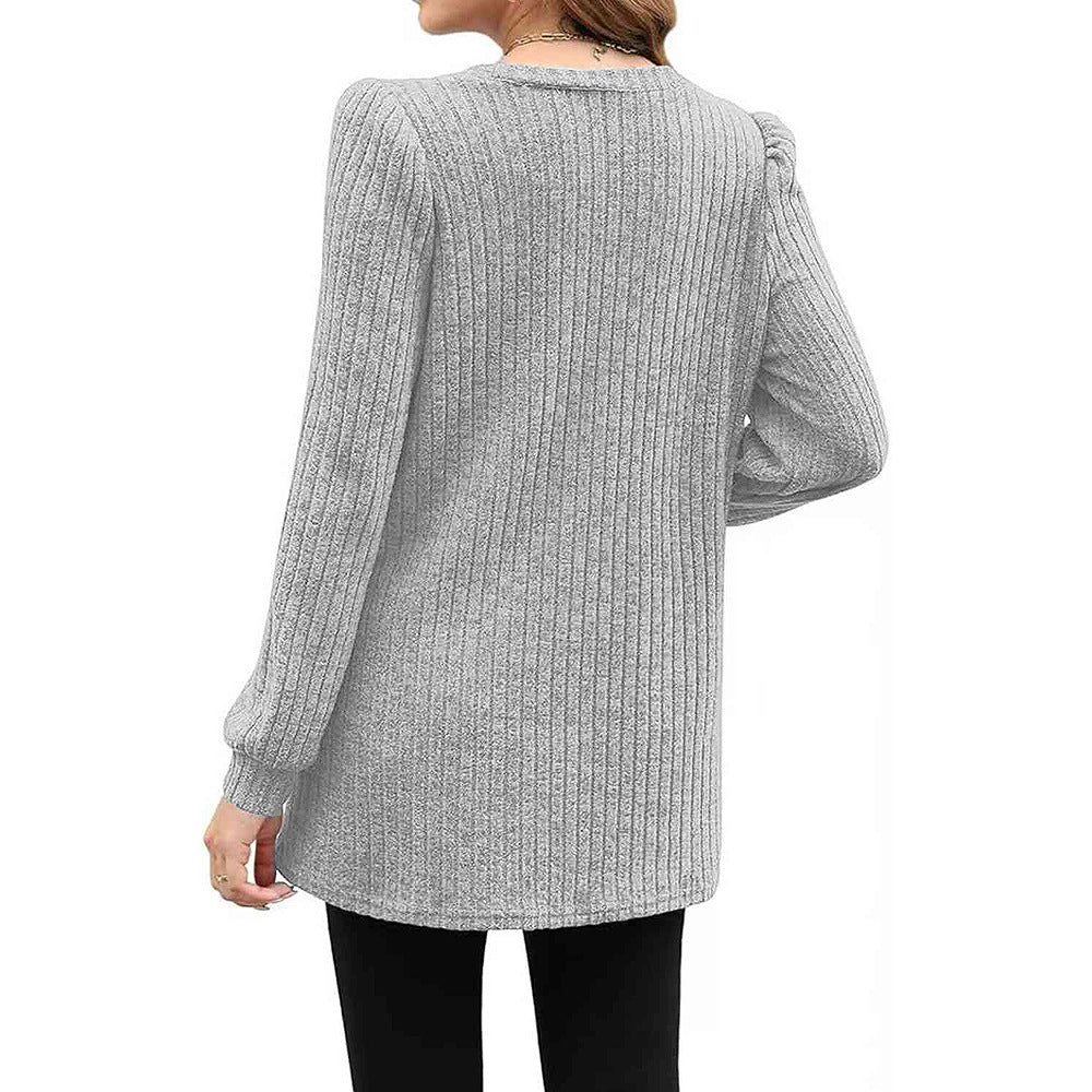 Warme dames sweater jurk met zakken | Herfst & winter