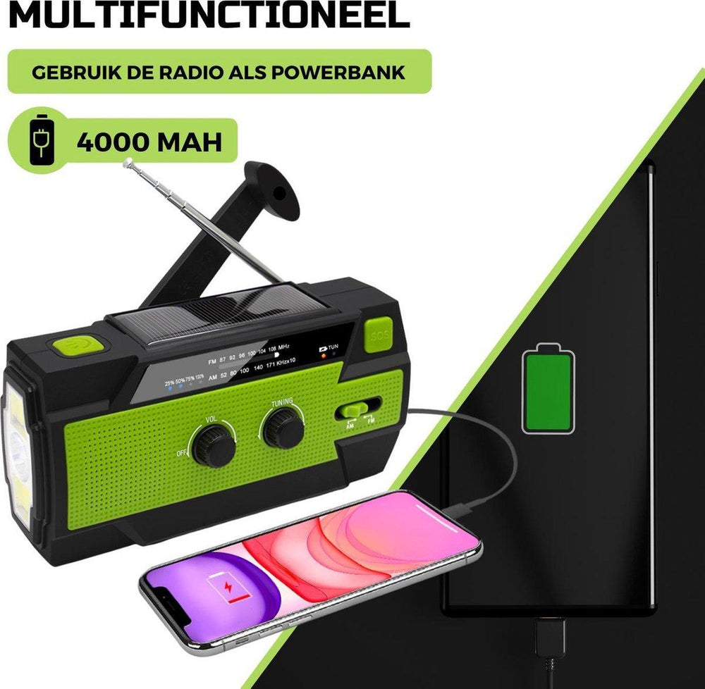 Noodradio | Altijd voorbereid op een nood situatie - Storebay.nl