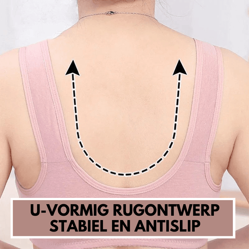 Ondersteunende Comfy BH met voorknoopsluiting (1+1 GRATIS) - Storebay.nl