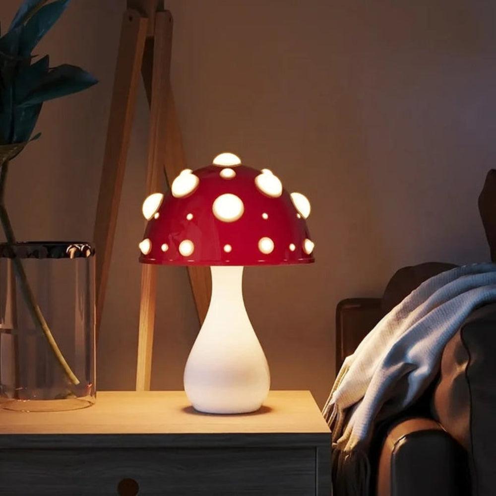 Paddenstoelen LED Lamp | Sfeervolle tafellamp geïnspireerd op de natuur - Storebay.nl