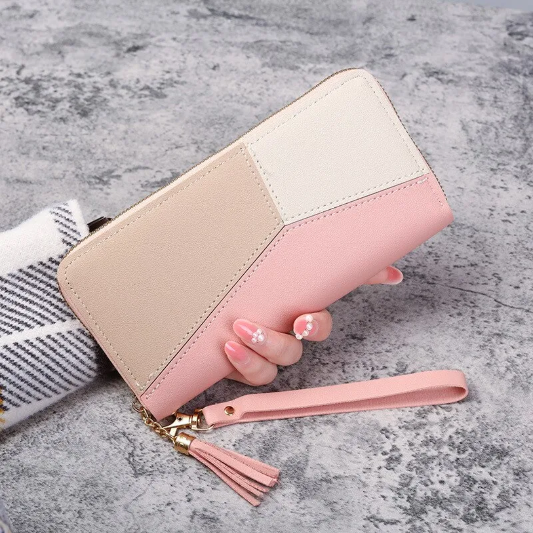 GeoLine | Lange portemonnee met geometrisch design