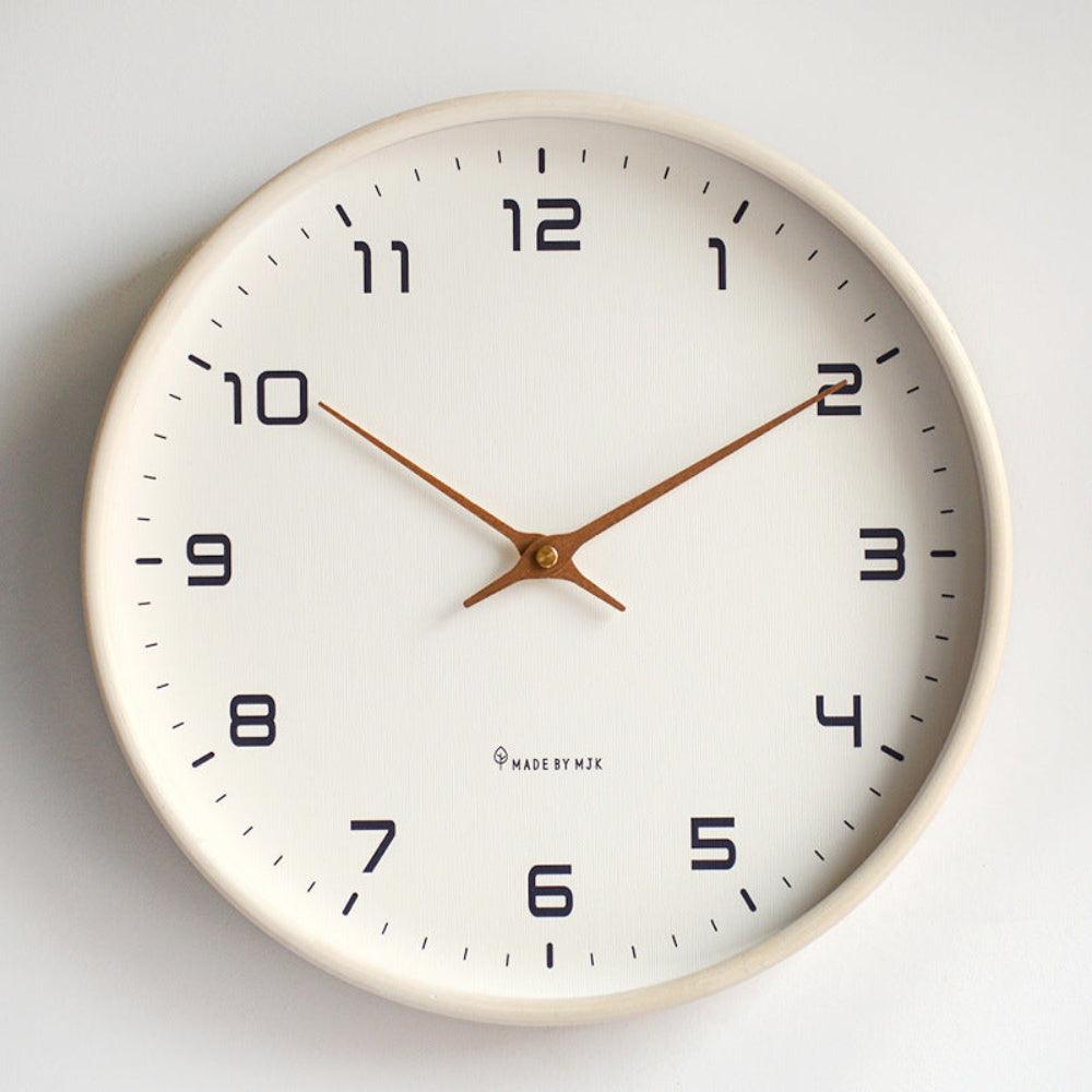 Woodland Cabin boomstam rustieke wandklok, stille niet-tikkende ronde batterij-aangedreven klok voor woonkamer keuken thuiskantoor 12 inch, A (A) (A