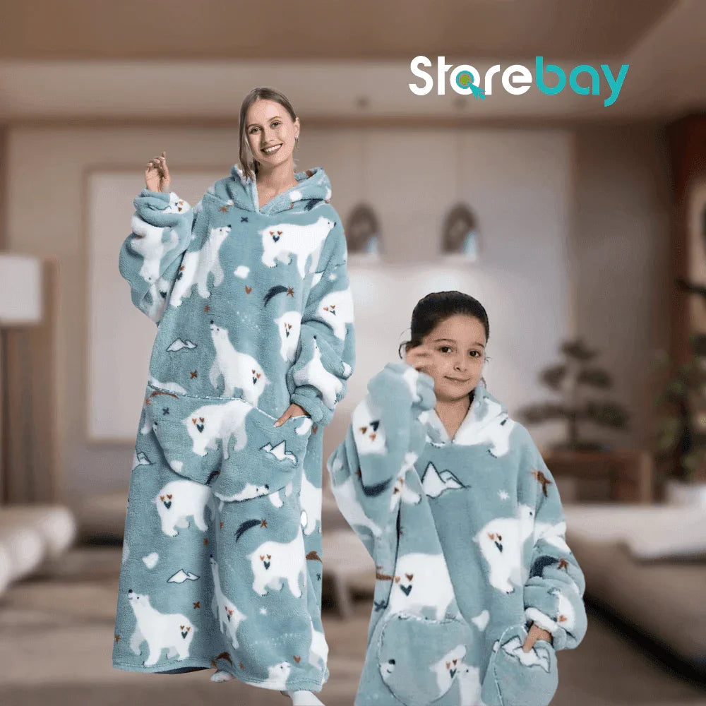Shoodie | Oversized Hoodie Deken voor het hele gezin - Storebay.nl
