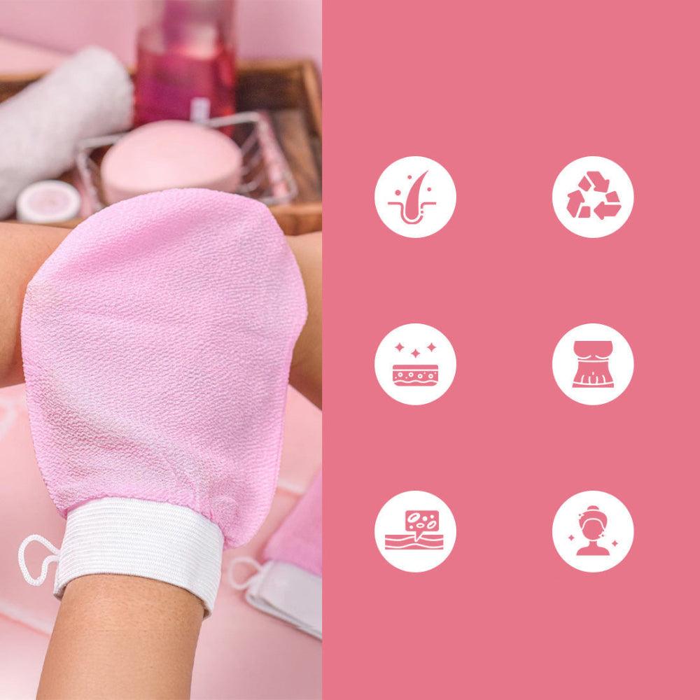 SilkyScrub™ | Exfoliërende handschoen voor een zijdezachte huid - Storebay.nl