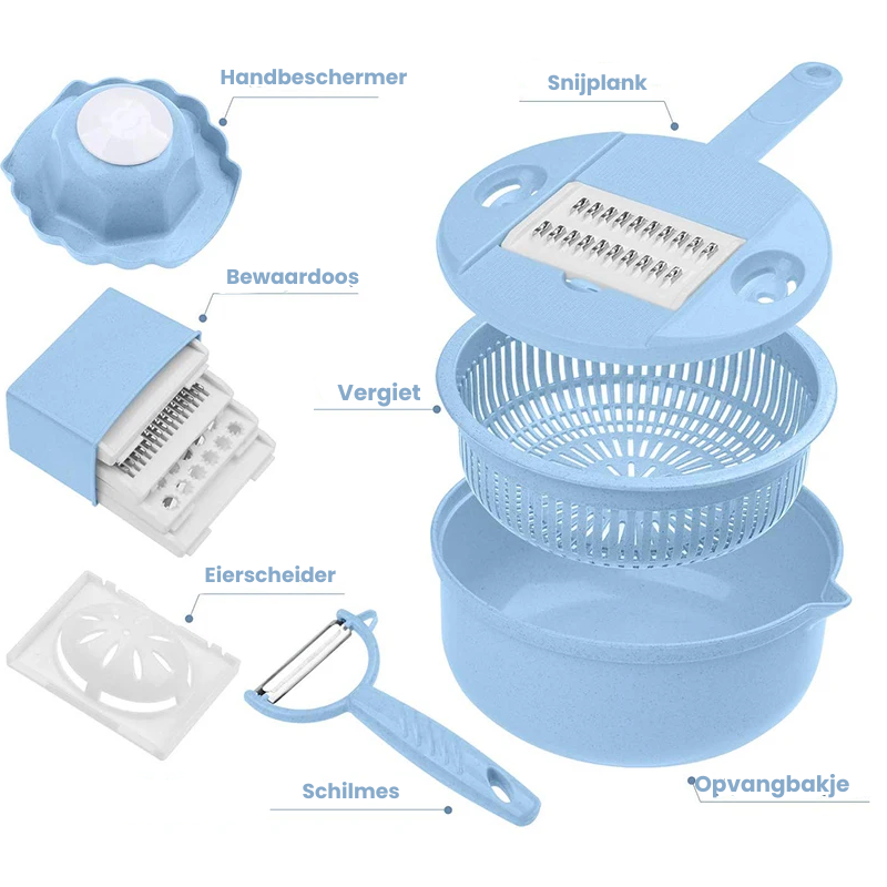 SliceMaster™ | Multifunctionele Groentesnijder Set