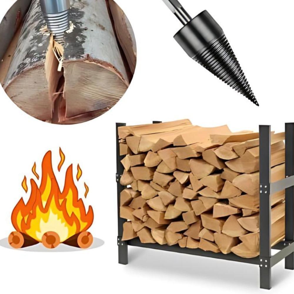 Splijtboor | Efficiënt hout splijten, geen bijl nodig - Storebay.nl