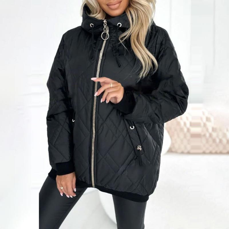 Dames winterjas | Warme parka met capuchon en voering