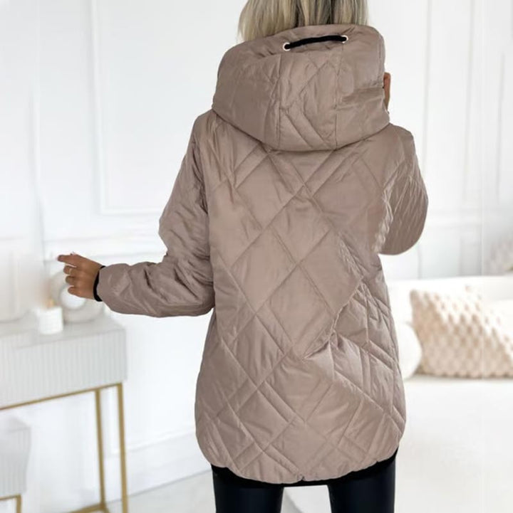 Dames winterjas | Warme parka met capuchon en voering