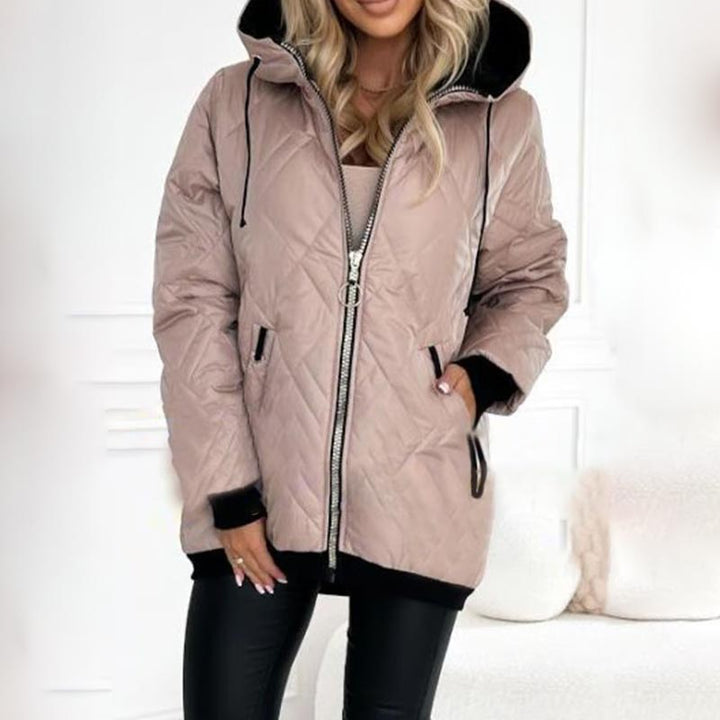 Dames winterjas | Warme parka met capuchon en voering