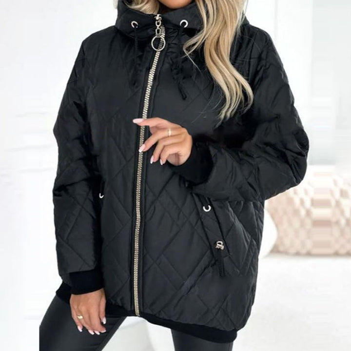 Dames winterjas | Warme parka met capuchon en voering